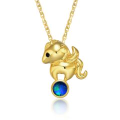 Lunar pendant - horse