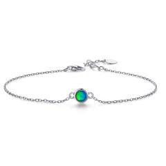 Opal silver bracelet